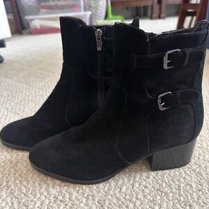 Black Suede Ankle Boots
